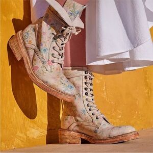 Free People Santa Fe Floral Bootie